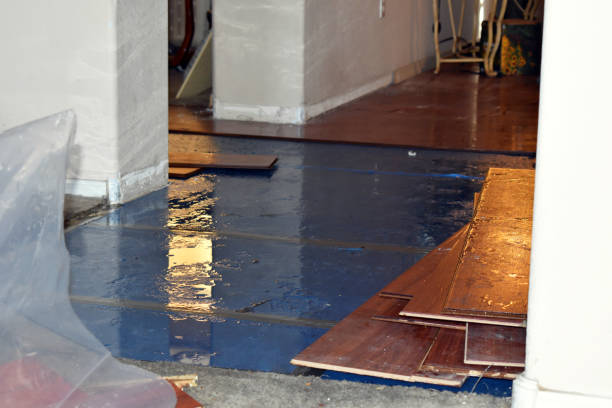 Professional Sewage Cleanup technician working in Hennessey, OK